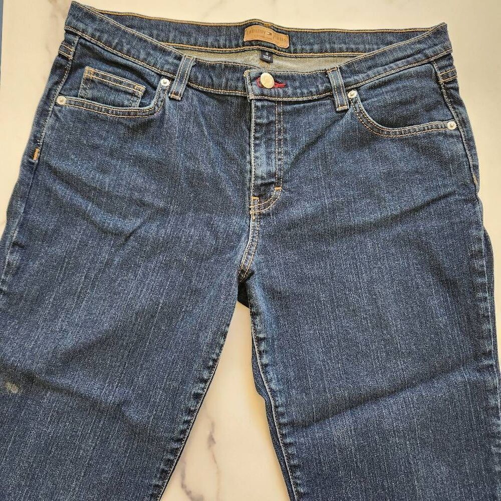 Tommy Hilfiger Dark Blue jeans denim Capri women's size 13 cotton